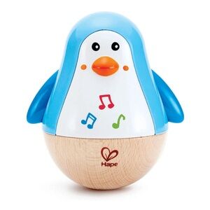 Blue and White Learning Toy with Musical Features